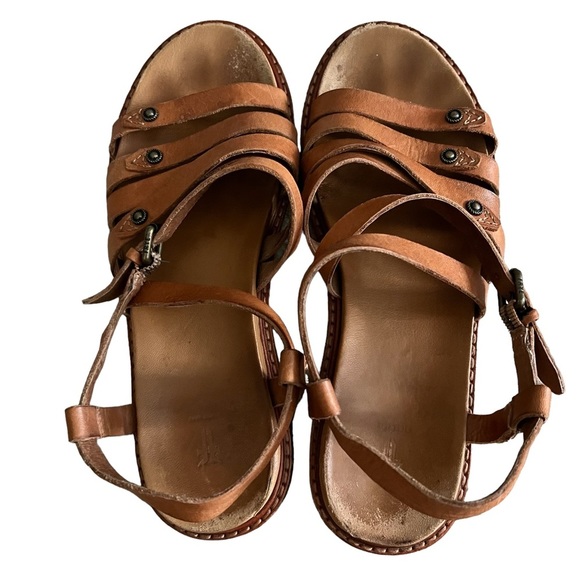 Frye Womens Strappy Sandals Andora size 7 Tan - Picture 4 of 10
